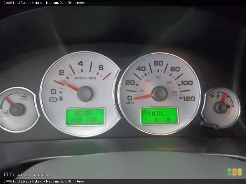 Medium/Dark Flint Interior Gauges for the 2006 Ford Escape Hybrid #71090314