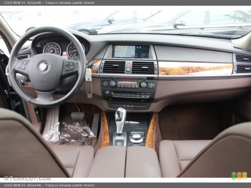 Tobacco Nevada Leather Interior Dashboard for the 2009 BMW X5 xDrive48i #71092504