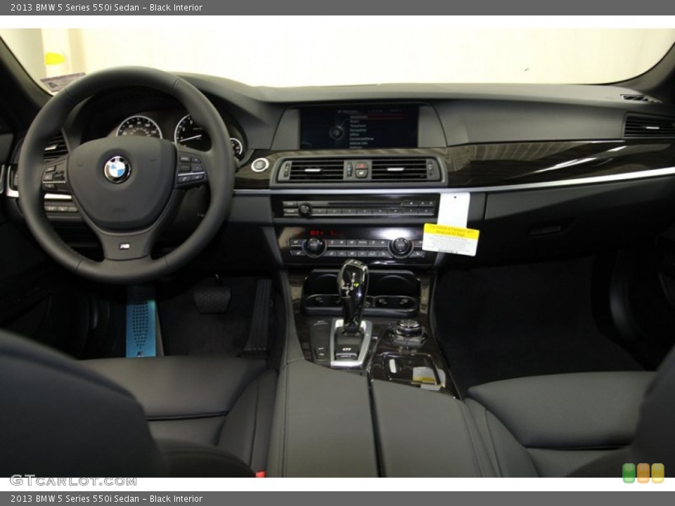 Black Interior Dashboard for the 2013 BMW 5 Series 550i Sedan #71092869