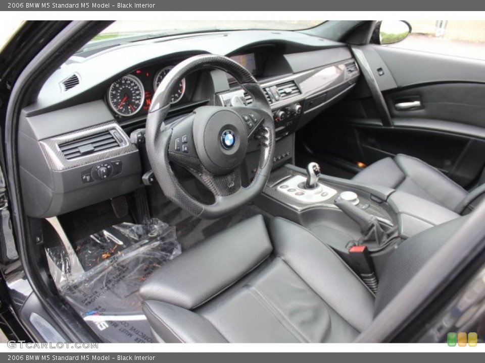 Black Interior Prime Interior for the 2006 BMW M5  #71093059