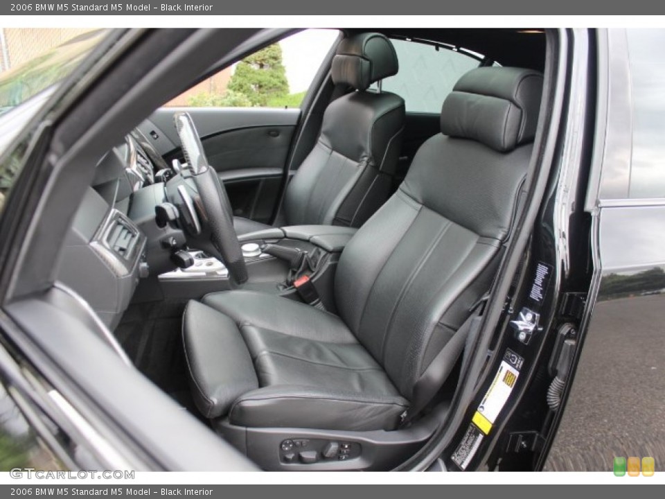 Black Interior Front Seat for the 2006 BMW M5  #71093077