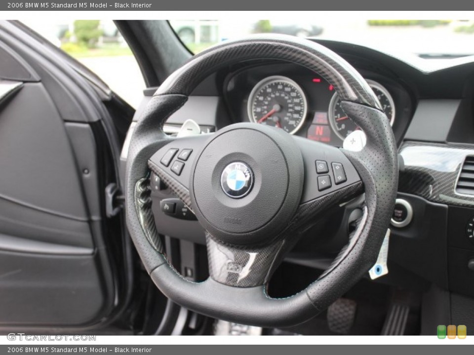 Black Interior Steering Wheel for the 2006 BMW M5  #71093110