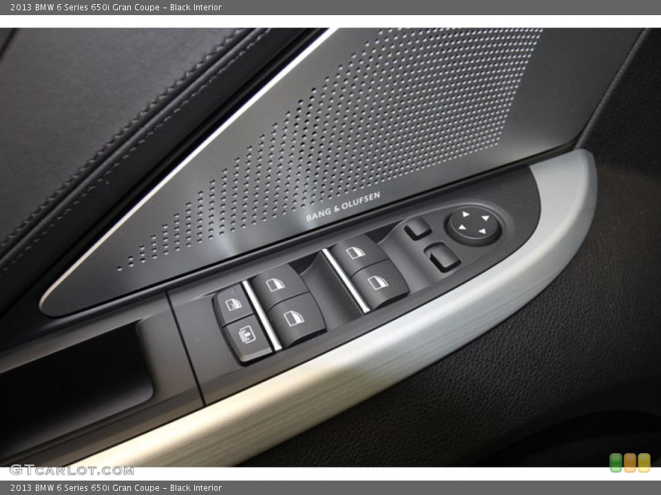 Black Interior Controls for the 2013 BMW 6 Series 650i Gran Coupe #71093485