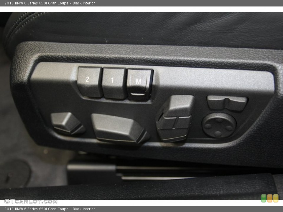 Black Interior Controls for the 2013 BMW 6 Series 650i Gran Coupe #71093494