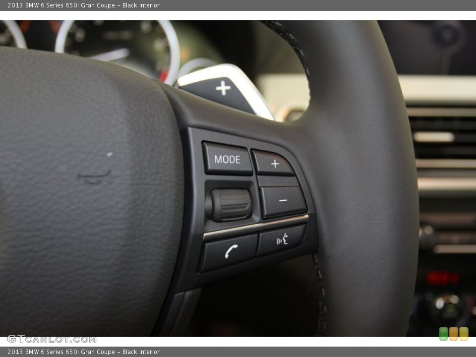 Black Interior Controls for the 2013 BMW 6 Series 650i Gran Coupe #71093557