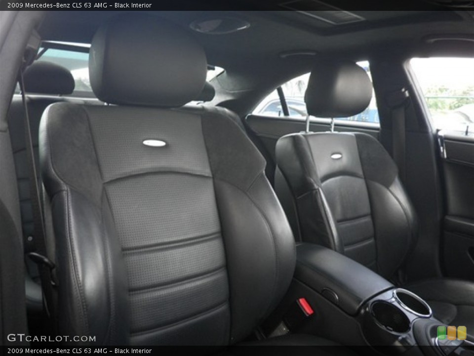 Black Interior Front Seat for the 2009 Mercedes-Benz CLS 63 AMG #71096044