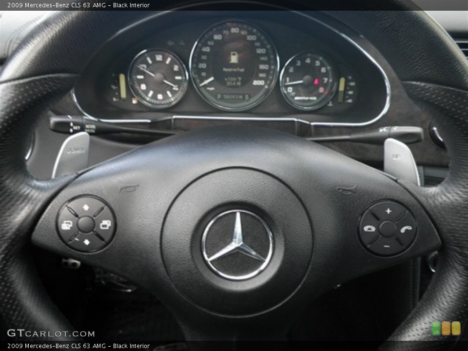 Black Interior Controls for the 2009 Mercedes-Benz CLS 63 AMG #71096177