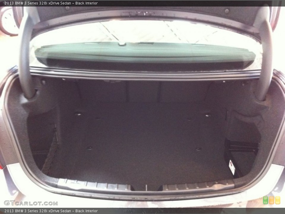 Black Interior Trunk for the 2013 BMW 3 Series 328i xDrive Sedan #71097007