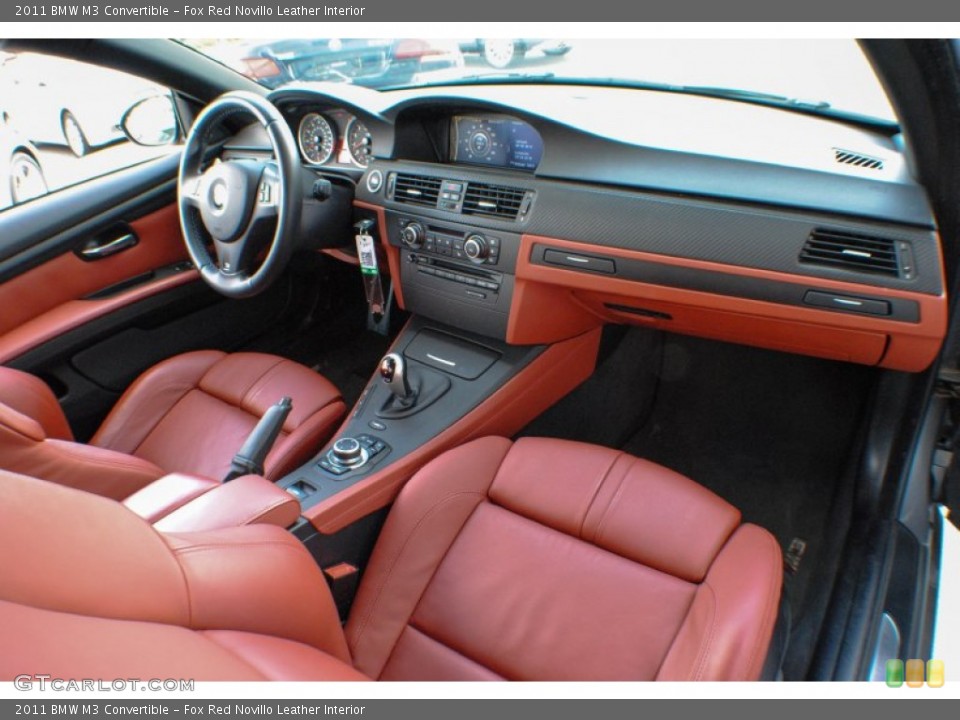 Fox Red Novillo Leather Interior Dashboard for the 2011 BMW M3 Convertible #71097895