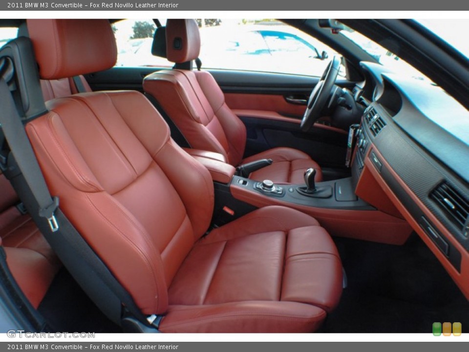 Fox Red Novillo Leather Interior Photo for the 2011 BMW M3 Convertible #71097910