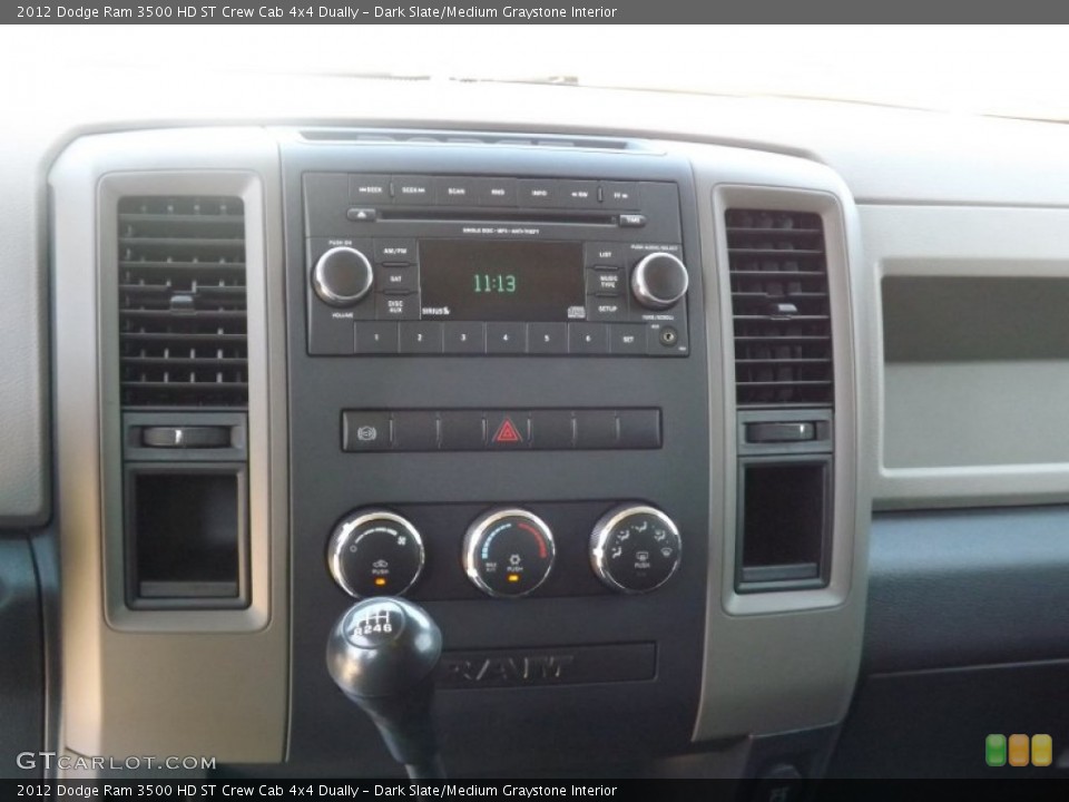 Dark Slate/Medium Graystone Interior Controls for the 2012 Dodge Ram 3500 HD ST Crew Cab 4x4 Dually #71098165