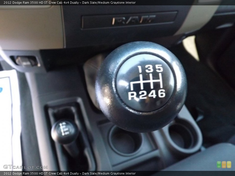 Dark Slate/Medium Graystone Interior Transmission for the 2012 Dodge Ram 3500 HD ST Crew Cab 4x4 Dually #71098183