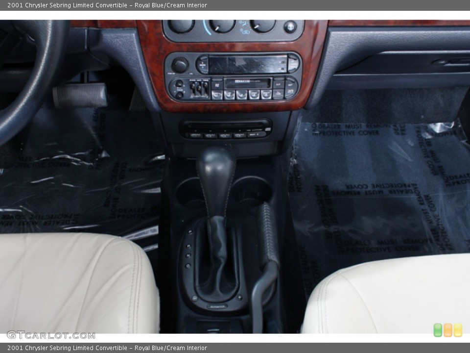 Royal Blue/Cream Interior Transmission for the 2001 Chrysler Sebring Limited Convertible #71098757