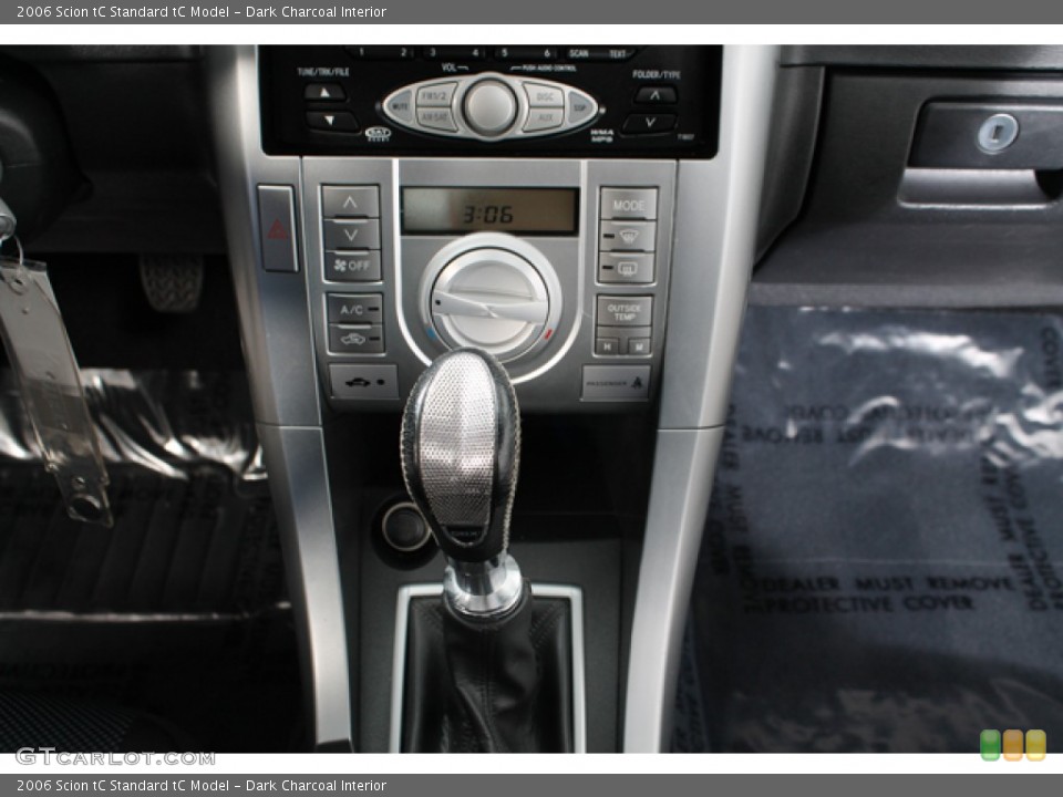 Dark Charcoal Interior Controls for the 2006 Scion tC  #71099017