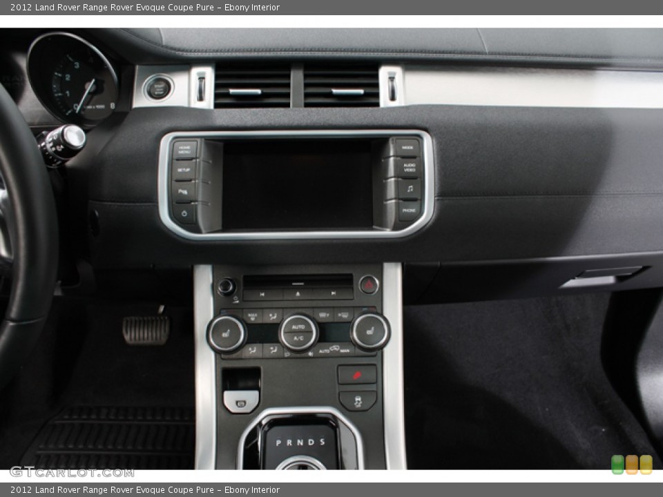 Ebony Interior Controls for the 2012 Land Rover Range Rover Evoque Coupe Pure #71099614