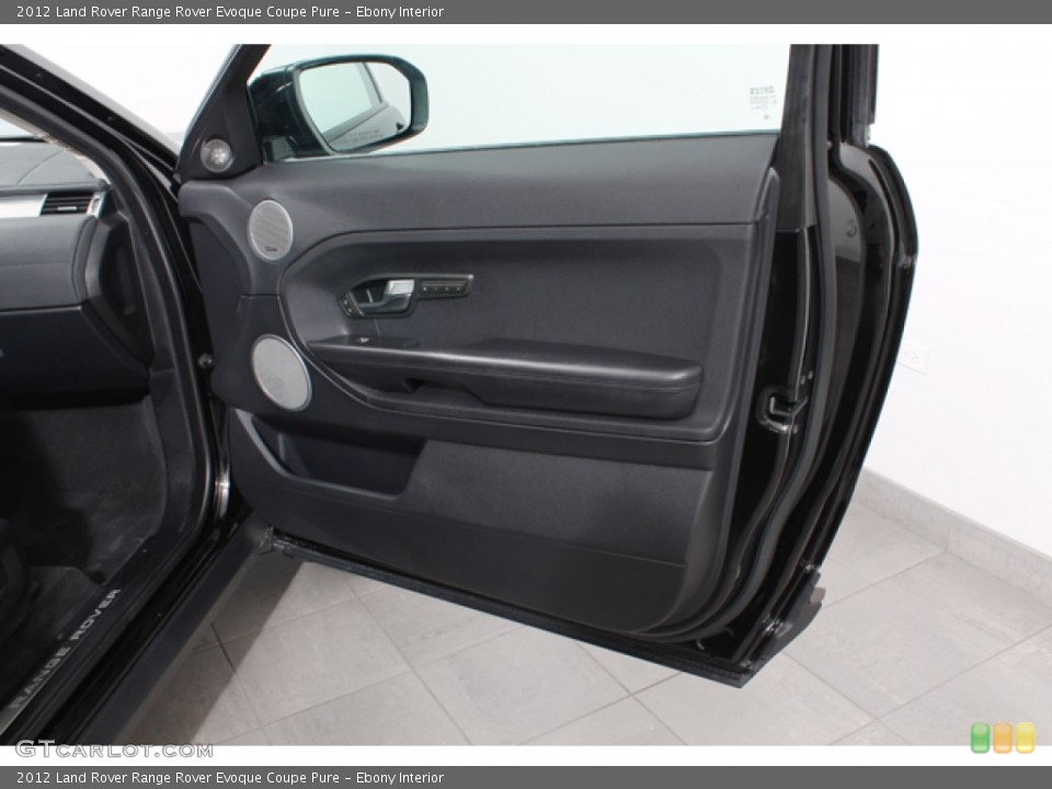 Ebony Interior Door Panel for the 2012 Land Rover Range Rover Evoque Coupe Pure #71099650