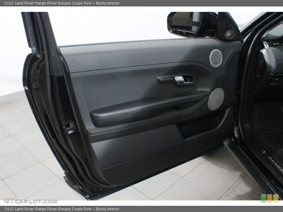 Ebony Interior Door Panel for the 2012 Land Rover Range Rover Evoque Coupe Pure #71099665