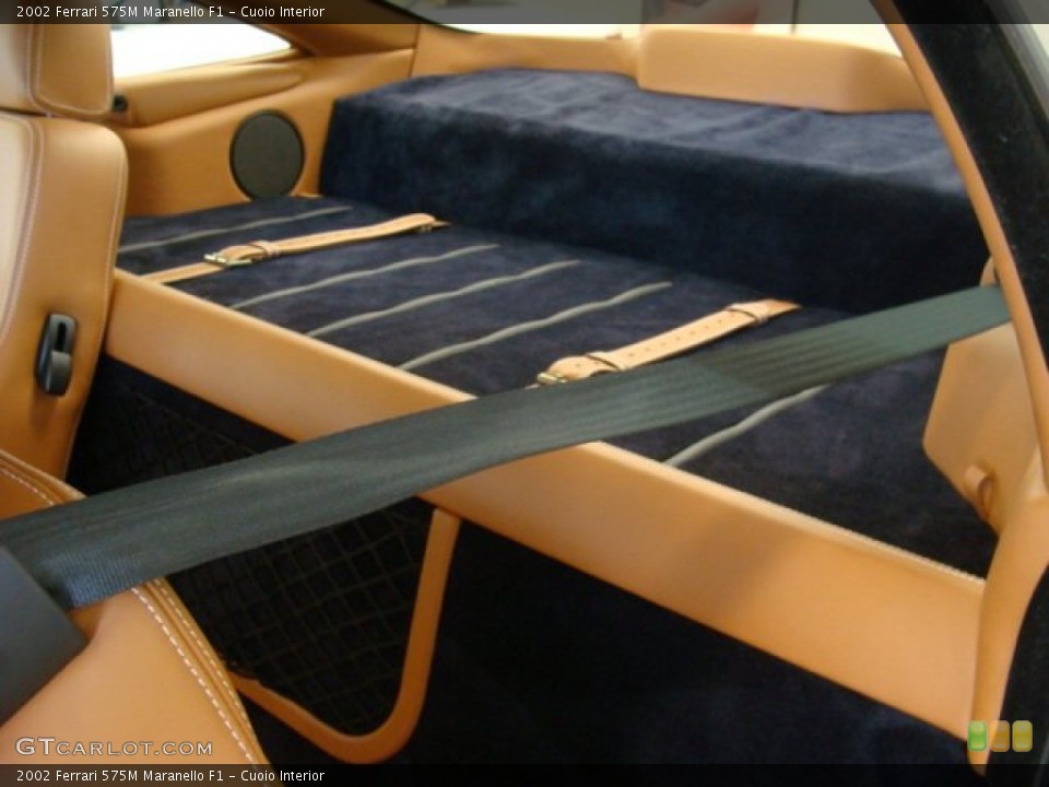 Cuoio Interior Rear Seat for the 2002 Ferrari 575M Maranello F1 #71100928