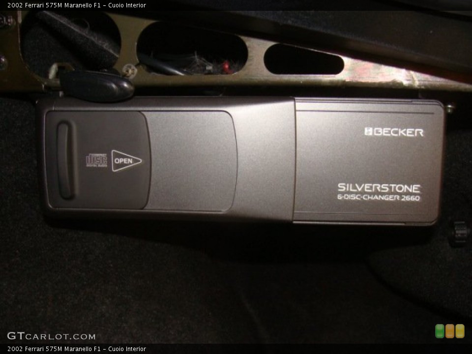 Cuoio Interior Audio System for the 2002 Ferrari 575M Maranello F1 #71100952