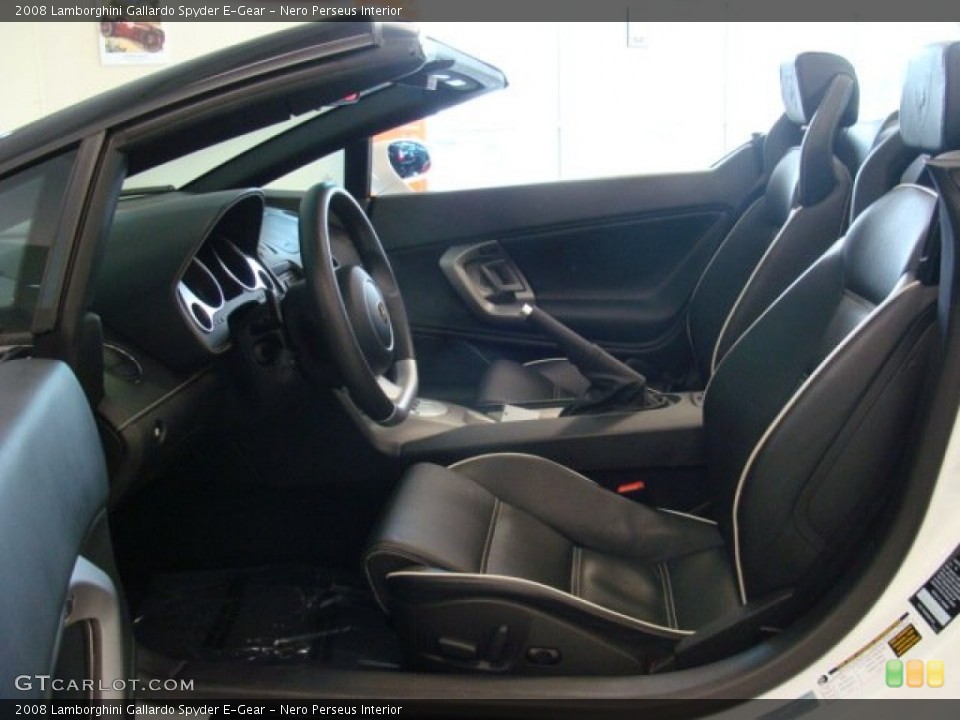 Nero Perseus Interior Photo for the 2008 Lamborghini Gallardo Spyder E-Gear #71101138