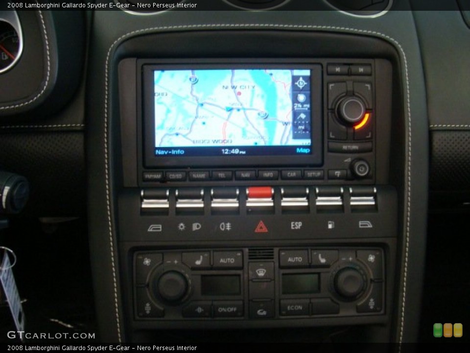 Nero Perseus Interior Controls for the 2008 Lamborghini Gallardo Spyder E-Gear #71101189