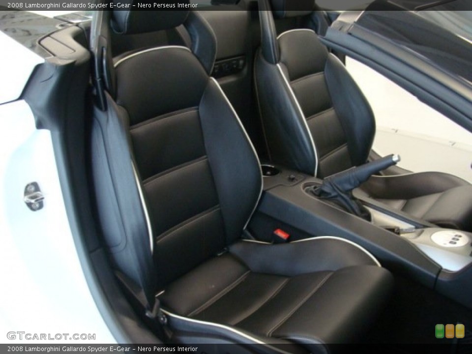 Nero Perseus Interior Front Seat for the 2008 Lamborghini Gallardo Spyder E-Gear #71101220