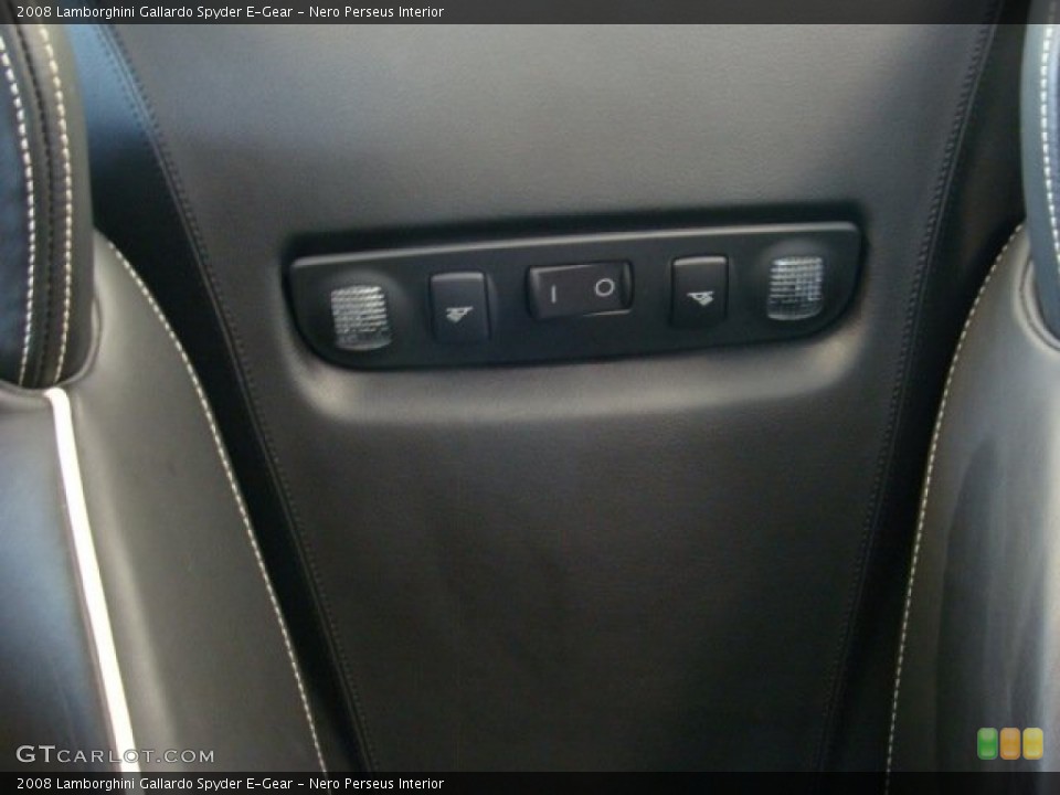 Nero Perseus Interior Controls for the 2008 Lamborghini Gallardo Spyder E-Gear #71101228