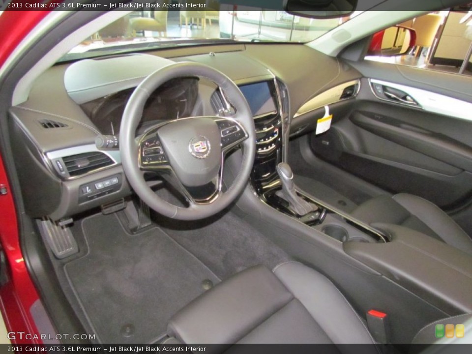 Jet Black/Jet Black Accents Interior Prime Interior for the 2013 Cadillac ATS 3.6L Premium #71101921