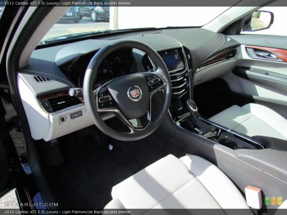 Light Platinum/Jet Black Accents Interior Prime Interior for the 2013 Cadillac ATS 3.6L Luxury #71102059