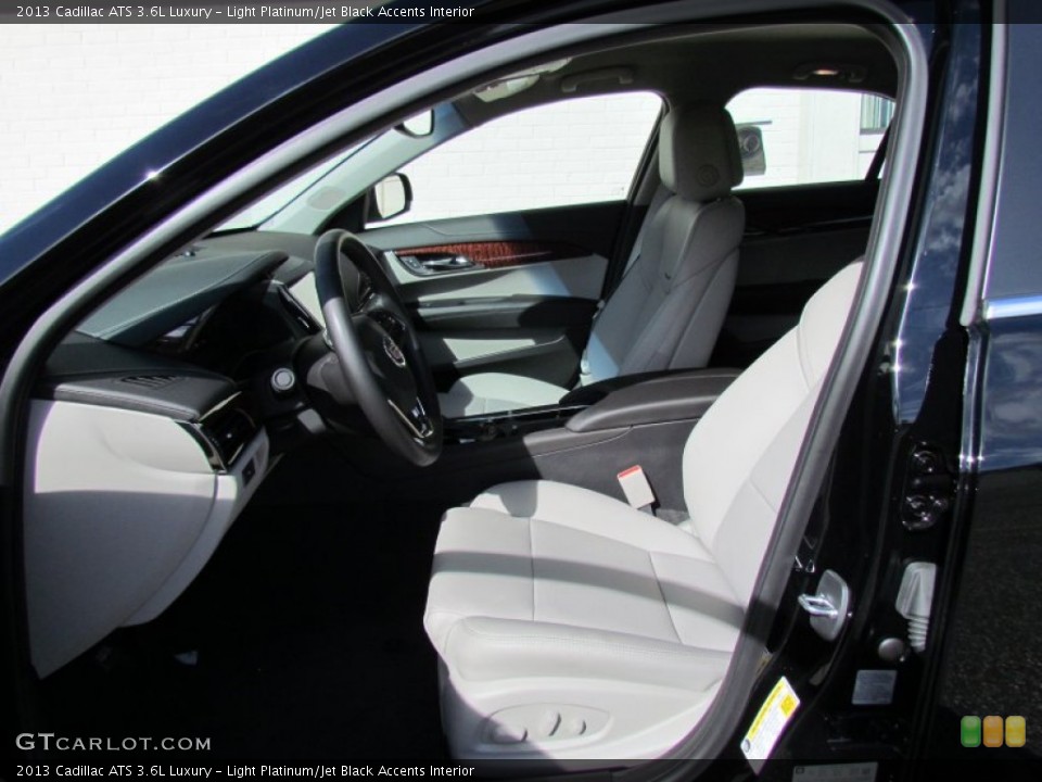 Light Platinum/Jet Black Accents Interior Front Seat for the 2013 Cadillac ATS 3.6L Luxury #71102077