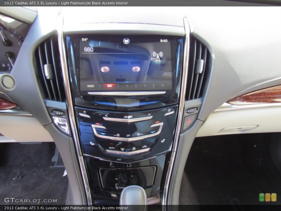 Light Platinum/Jet Black Accents Interior Controls for the 2013 Cadillac ATS 3.6L Luxury #71102113