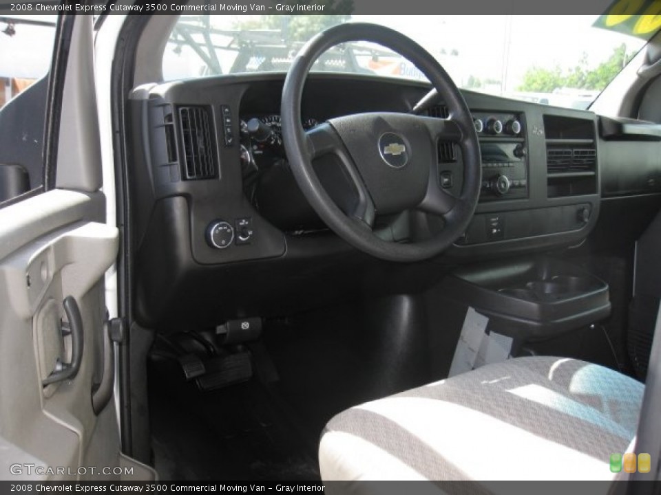 Gray Interior Dashboard for the 2008 Chevrolet Express Cutaway 3500 Commercial Moving Van #71102491
