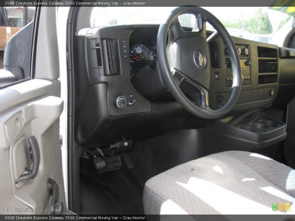 Gray Interior Dashboard for the 2008 Chevrolet Express Cutaway 3500 Commercial Moving Van #71102728
