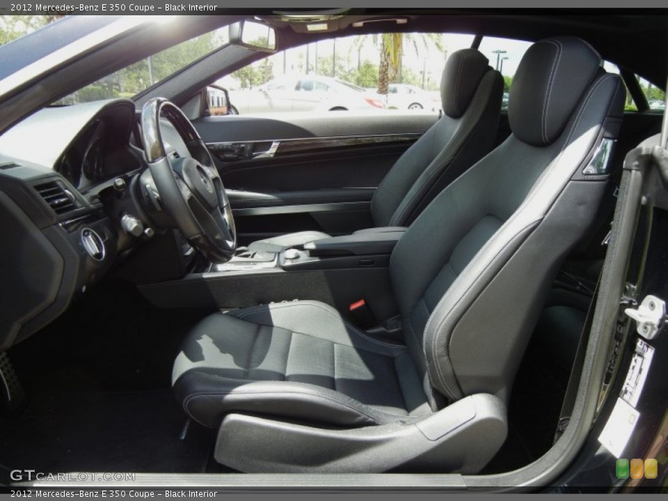Black Interior Photo for the 2012 Mercedes-Benz E 350 Coupe #71103382