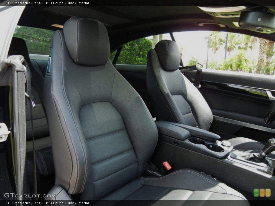 Black Interior Front Seat for the 2012 Mercedes-Benz E 350 Coupe #71103430