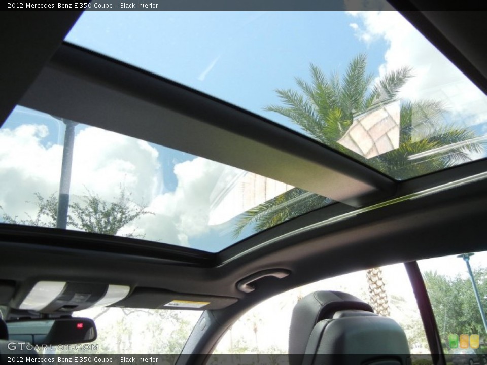 Black Interior Sunroof for the 2012 Mercedes-Benz E 350 Coupe #71103438