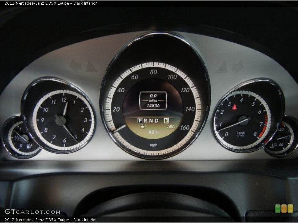 Black Interior Gauges for the 2012 Mercedes-Benz E 350 Coupe #71103451
