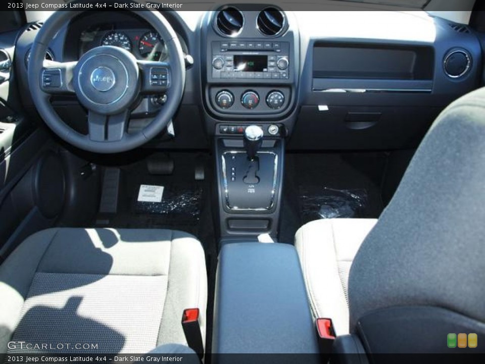 Dark Slate Gray Interior Dashboard for the 2013 Jeep Compass Latitude 4x4 #71104834