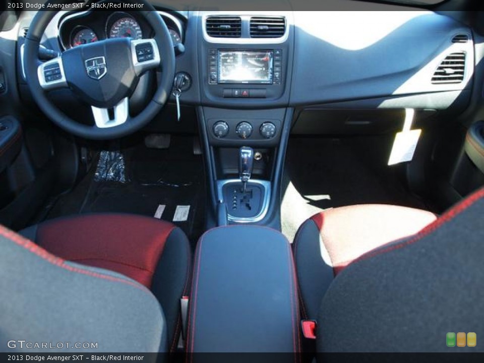 Black/Red Interior Dashboard for the 2013 Dodge Avenger SXT 71105152