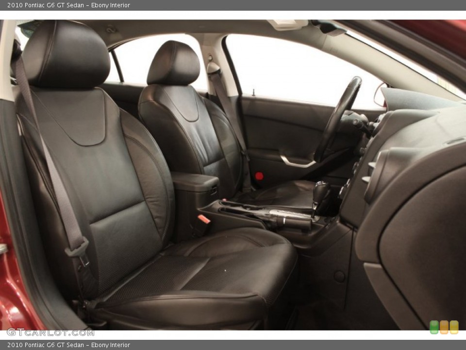 Ebony Interior Photo for the 2010 Pontiac G6 GT Sedan #71107168
