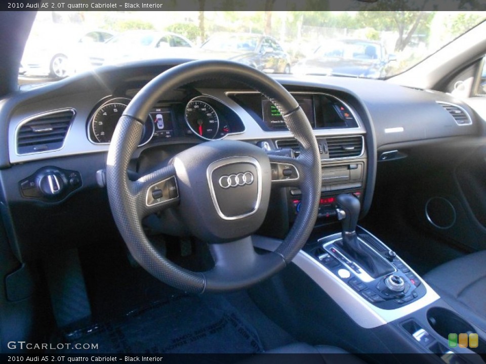 Black Interior Dashboard for the 2010 Audi A5 2.0T quattro Cabriolet #71108014