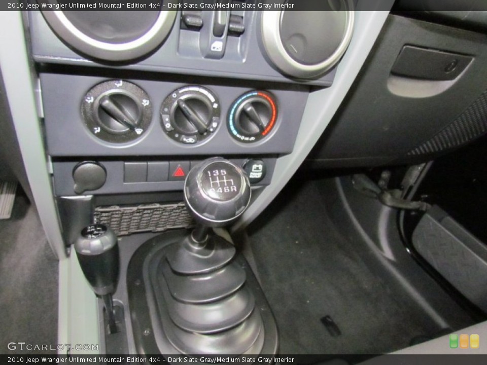 Dark Slate Gray/Medium Slate Gray Interior Transmission for the 2010 Jeep Wrangler Unlimited Mountain Edition 4x4 #71108137