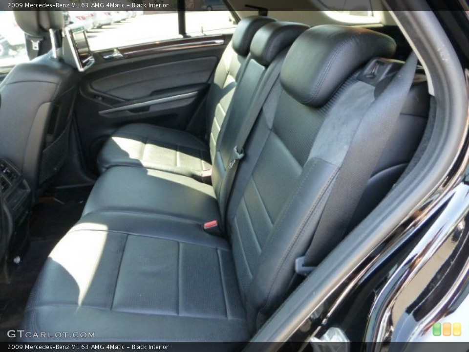 Black Interior Photo for the 2009 Mercedes-Benz ML 63 AMG 4Matic #71109053