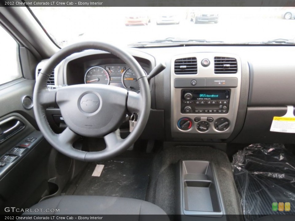 Ebony Interior Dashboard for the 2012 Chevrolet Colorado LT Crew Cab #71109563
