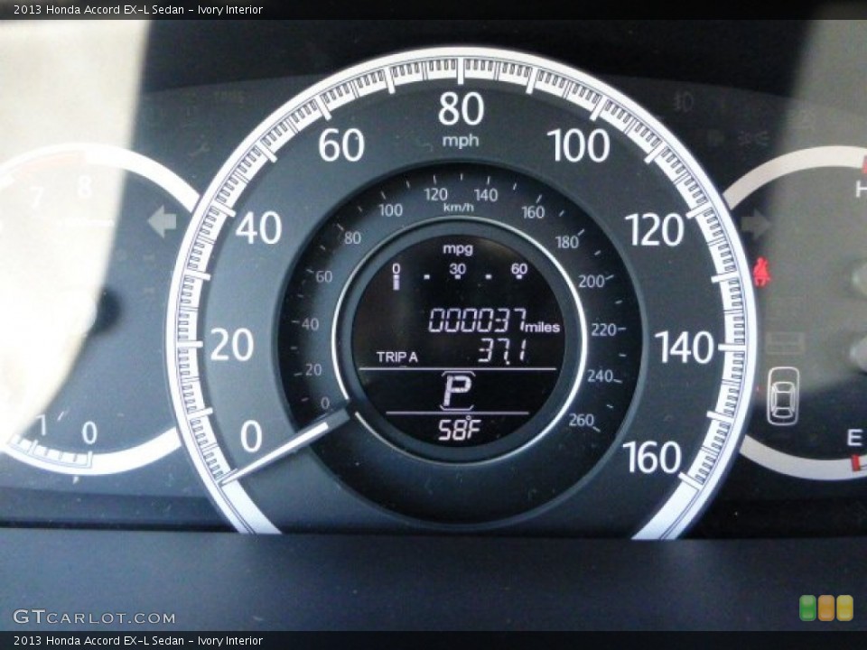 Ivory Interior Gauges for the 2013 Honda Accord EX-L Sedan #71110013