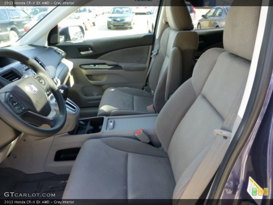 Gray Interior Front Seat for the 2013 Honda CR-V EX AWD #71110121