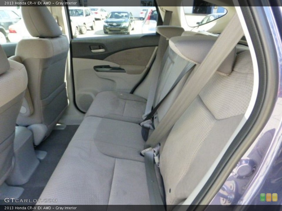 Gray Interior Rear Seat for the 2013 Honda CR-V EX AWD #71110130