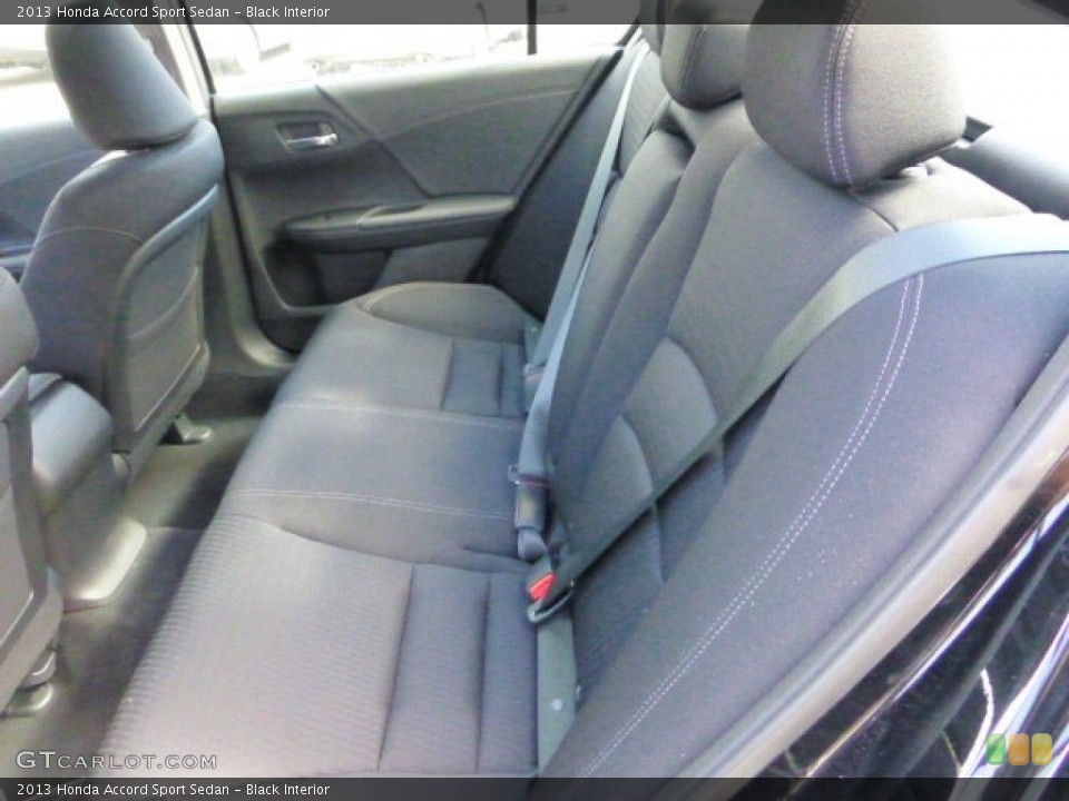 Black Interior Rear Seat for the 2013 Honda Accord Sport Sedan #71110310