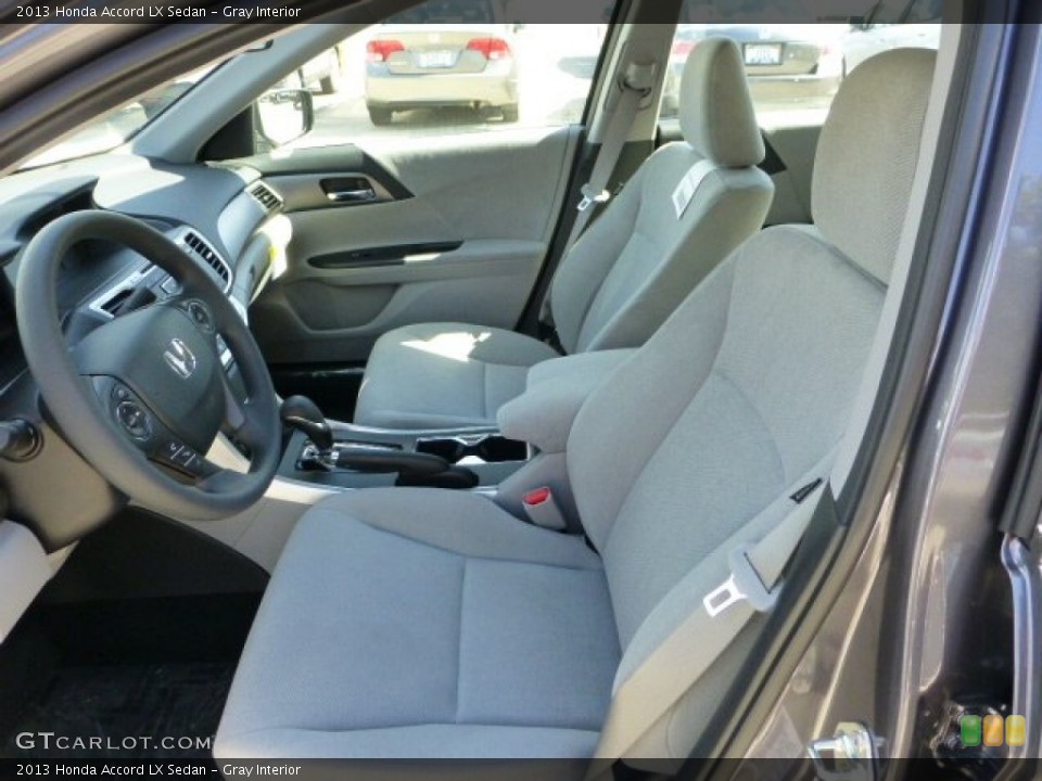 Gray Interior Front Seat for the 2013 Honda Accord LX Sedan #71110484