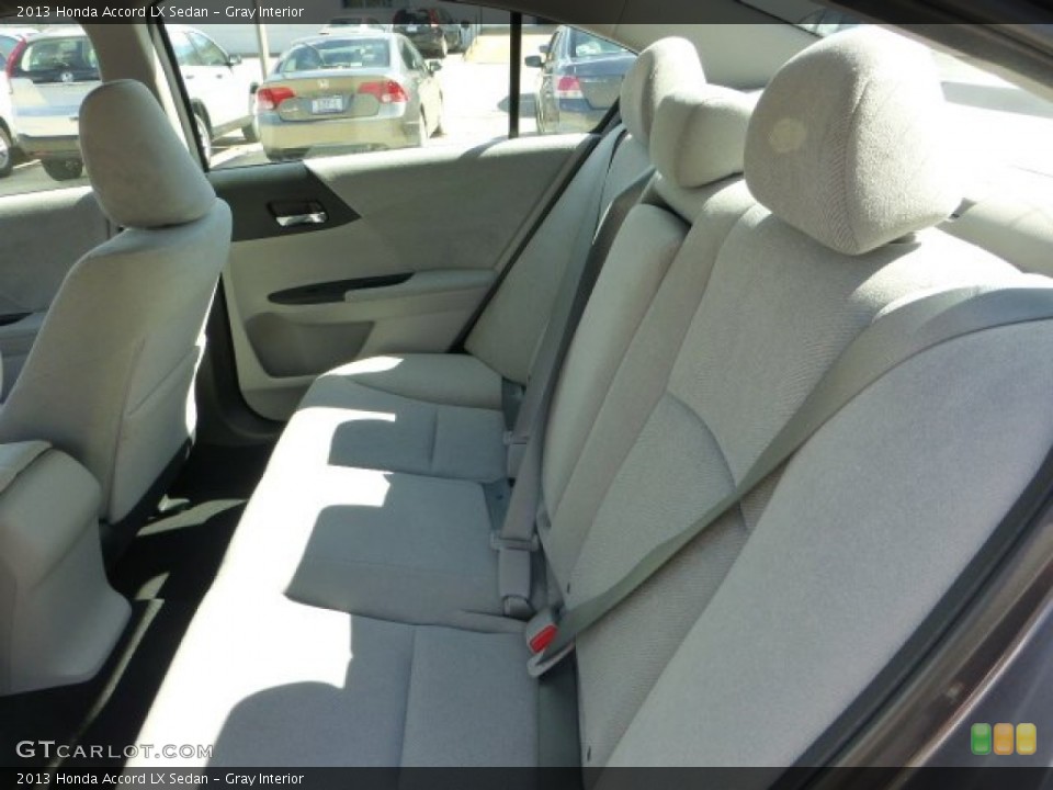 Gray Interior Rear Seat for the 2013 Honda Accord LX Sedan #71110490